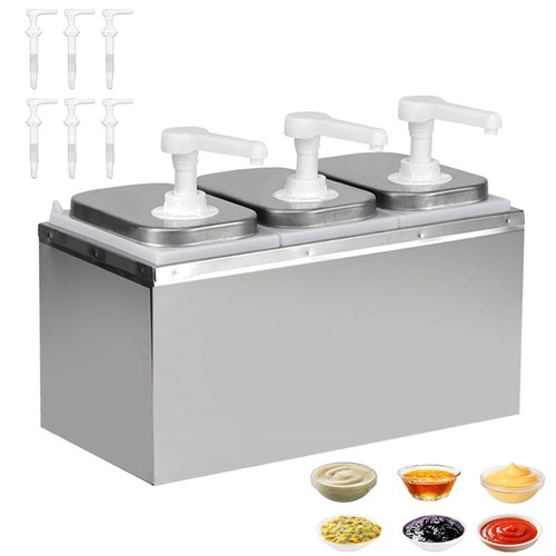 Ketchup spender edelstahl - spender, 6l