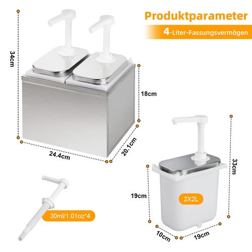 Saucenspender pumpspender - saucenspender,