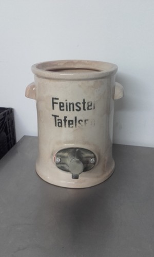 Antiker keramik senfspender - antiker,
